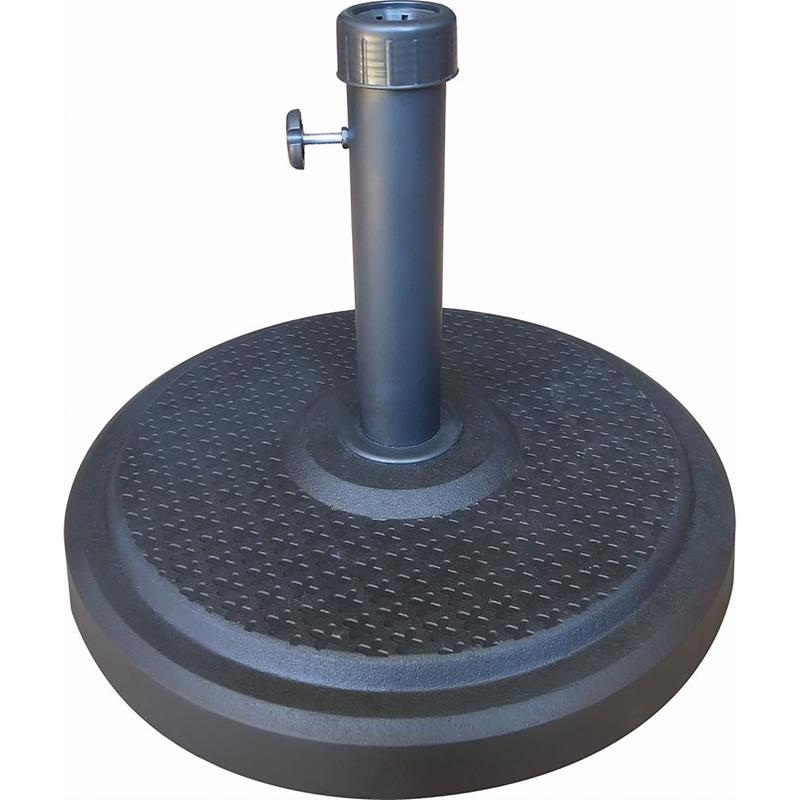 Bond Black Round Envirostone Umbrella Base (IN-STORE PICKUP ONLY)