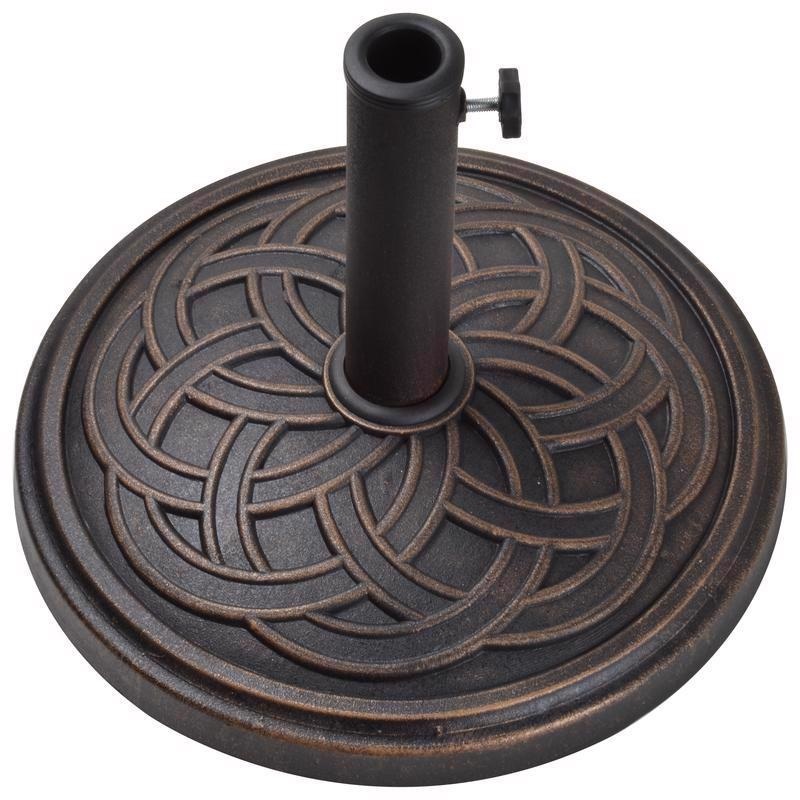 Bond Bronze Ribbon Envirostone Umbrella Base (IN-STORE PICKUP ONLY)