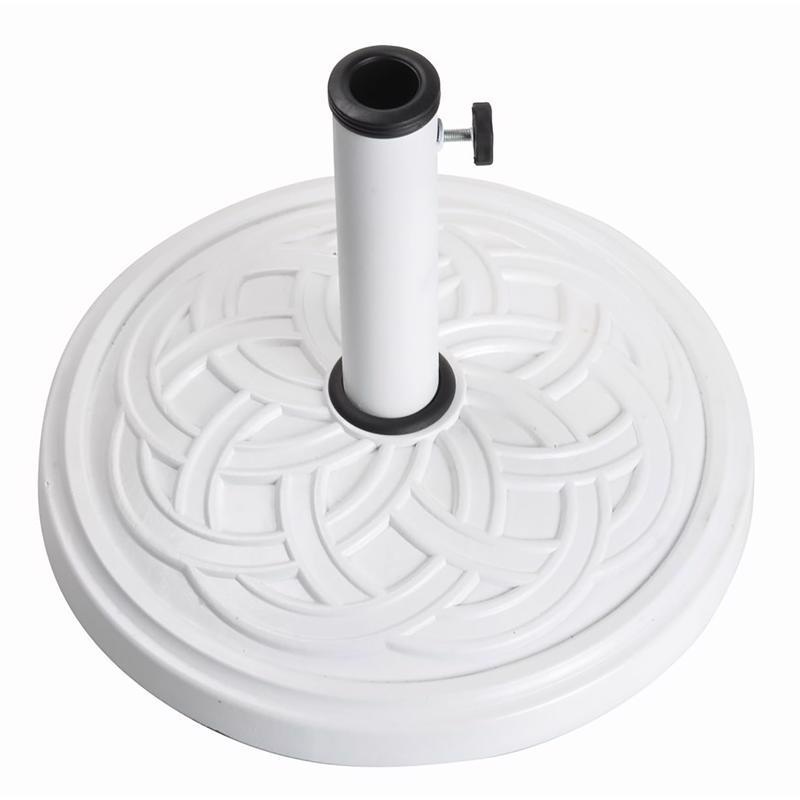 Bond White Ribbon Envirostone Umbrella Base (IN-STORE PICKUP ONLY)