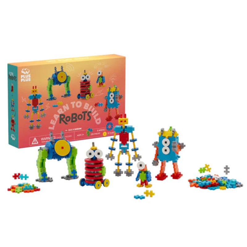 Plus Plus Learn To Build – Robots 250 pcs