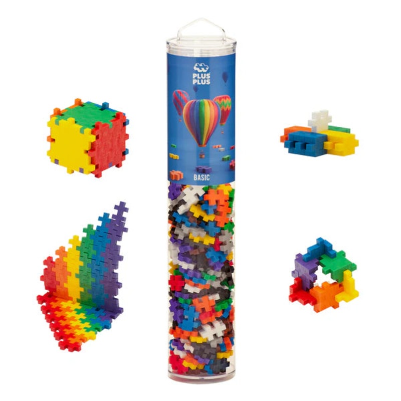 Plus Plus Puzzle Tube – 240 pc – Basic Mix
