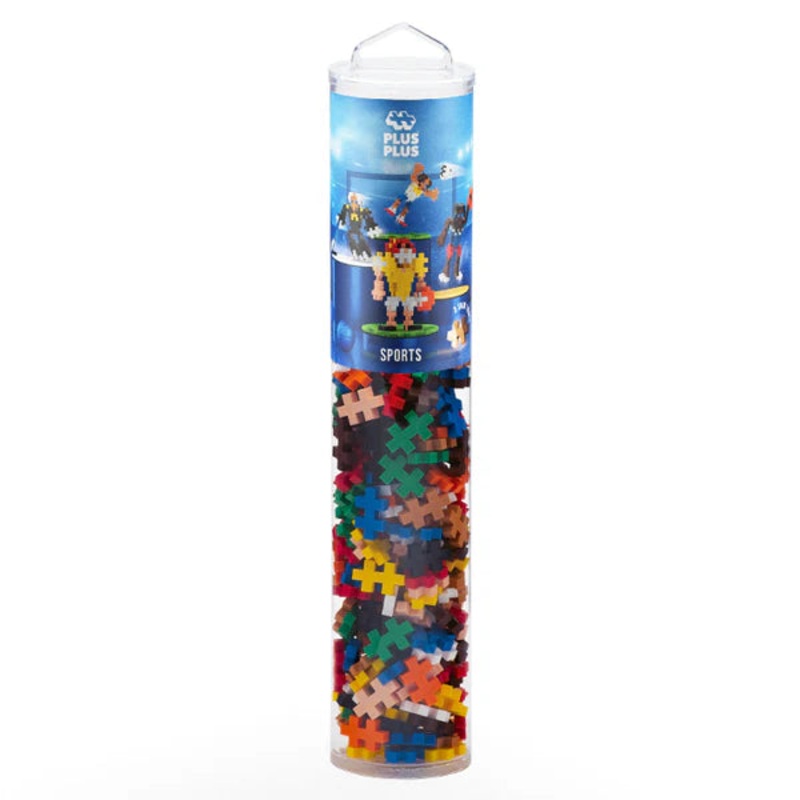 Plus Plus Puzzle Tube – 240 pc – Sports Mix
