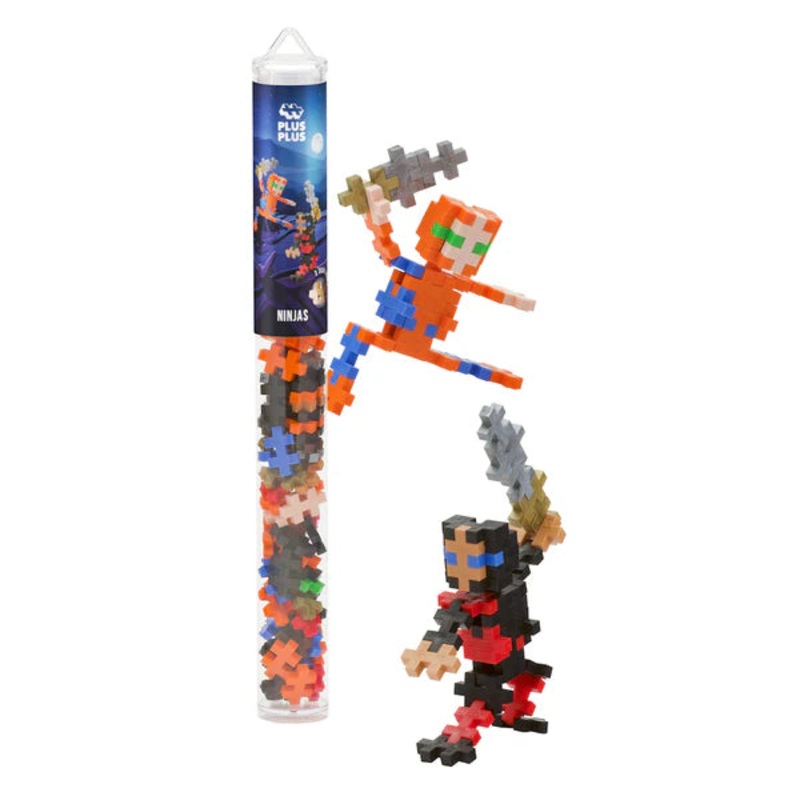 Plus Plus Puzzle Tube – 70 pc – Ninjas