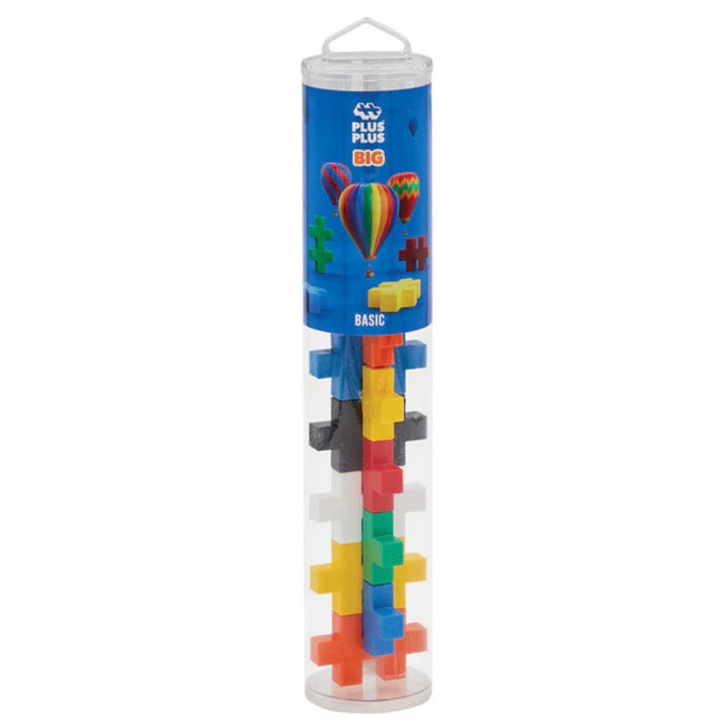 Plus Plus Puzzle Tube – BIG 15 pc – Basic