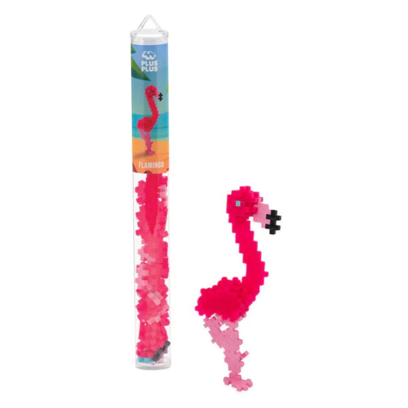 Plus Plus Puzzle Tube – Flamingo