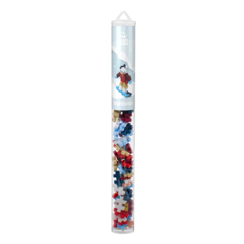 Plus Plus Puzzle Tube – Snowboarder