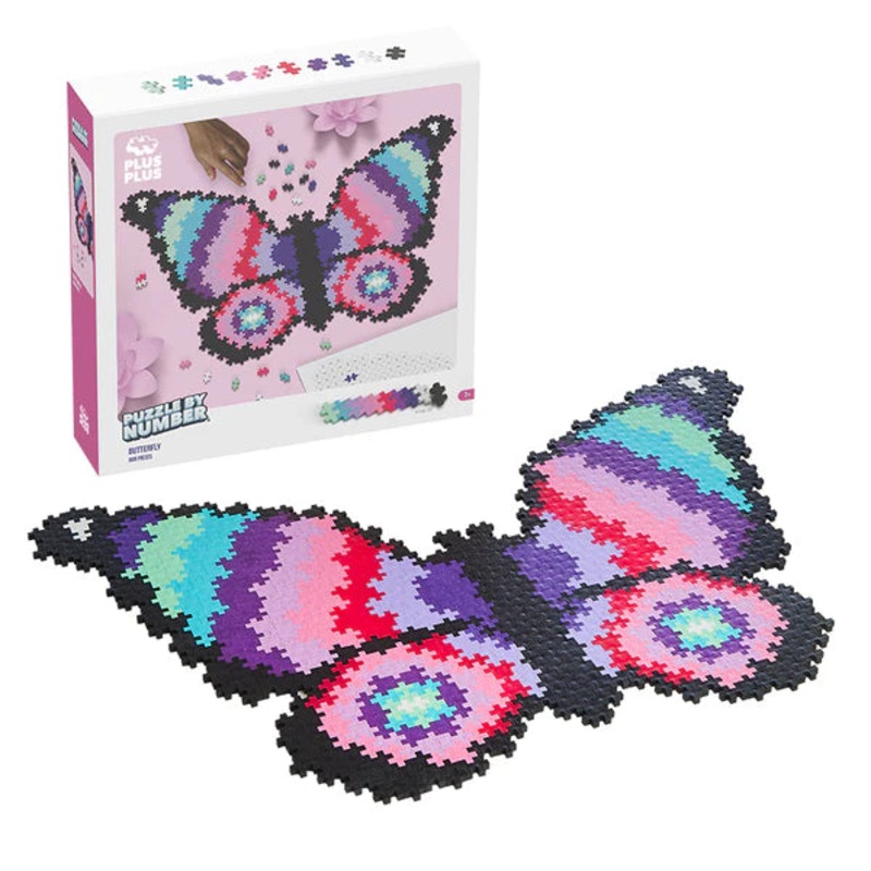 Puzzle By Number- 800 pc Butterfly