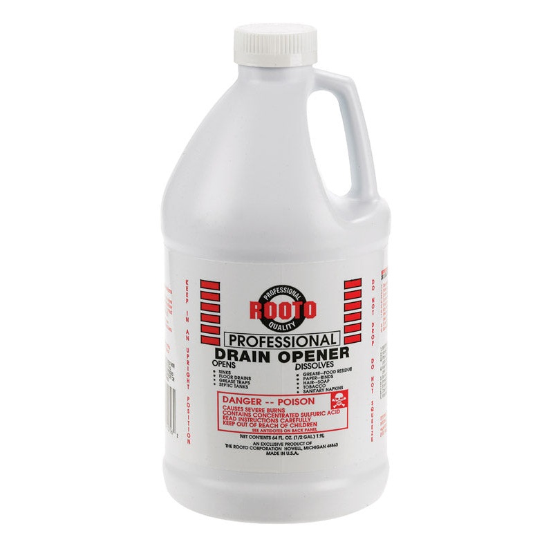 Rooto Professional Liquid Drain Opener 64 oz