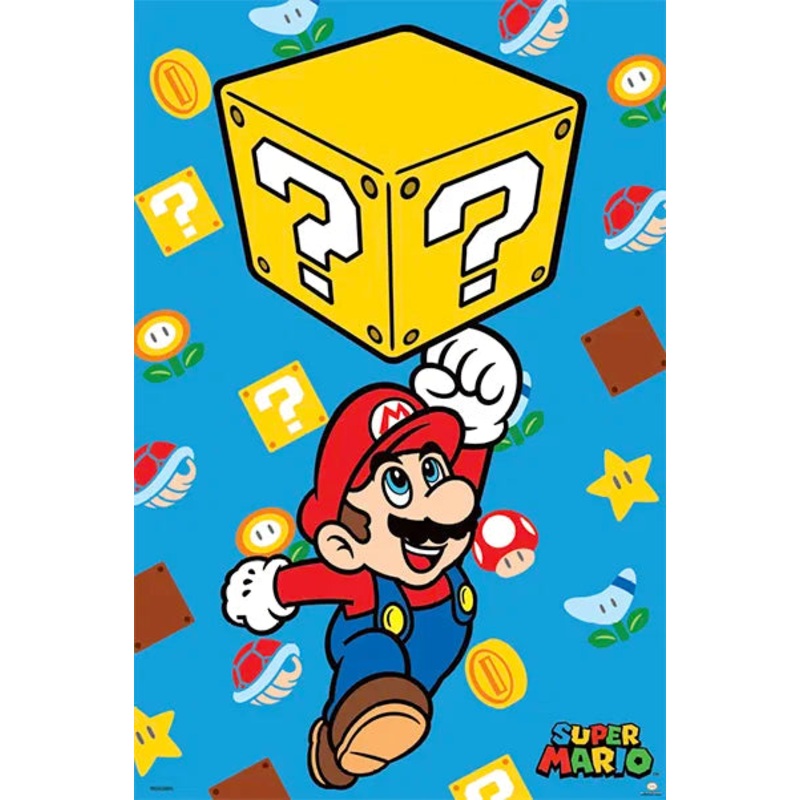 Super Mario – Block Jump Poster
