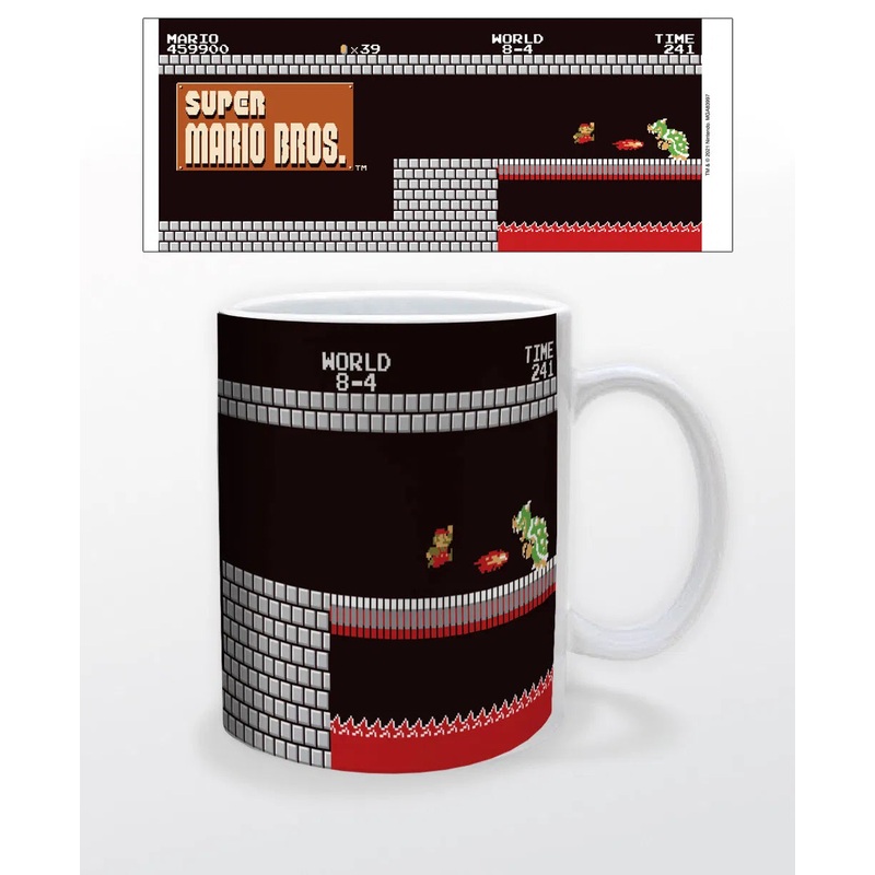 Super Mario Bros.  World 8-4 Coffee Mug