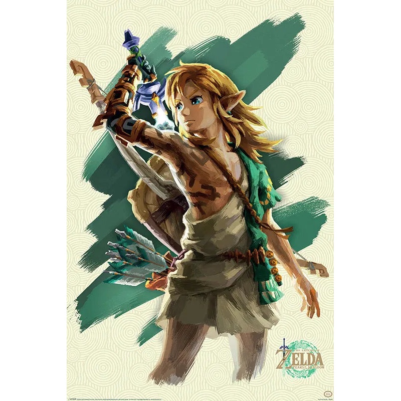 Zelda  TotK-Link Unleashed Poster