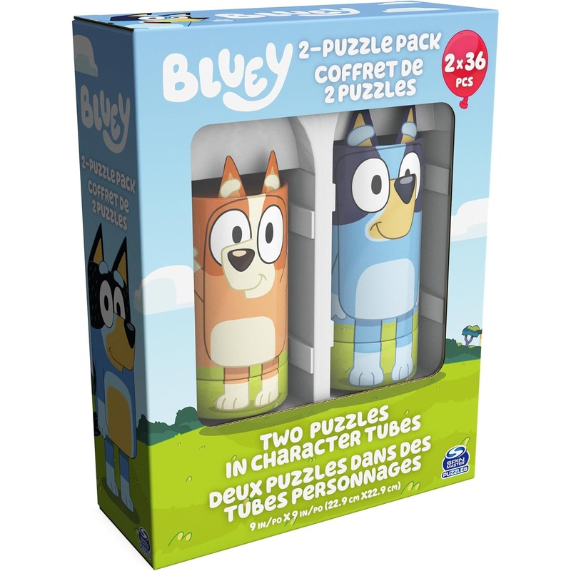 Bluey 36-Piece Puzzles 2-Pack