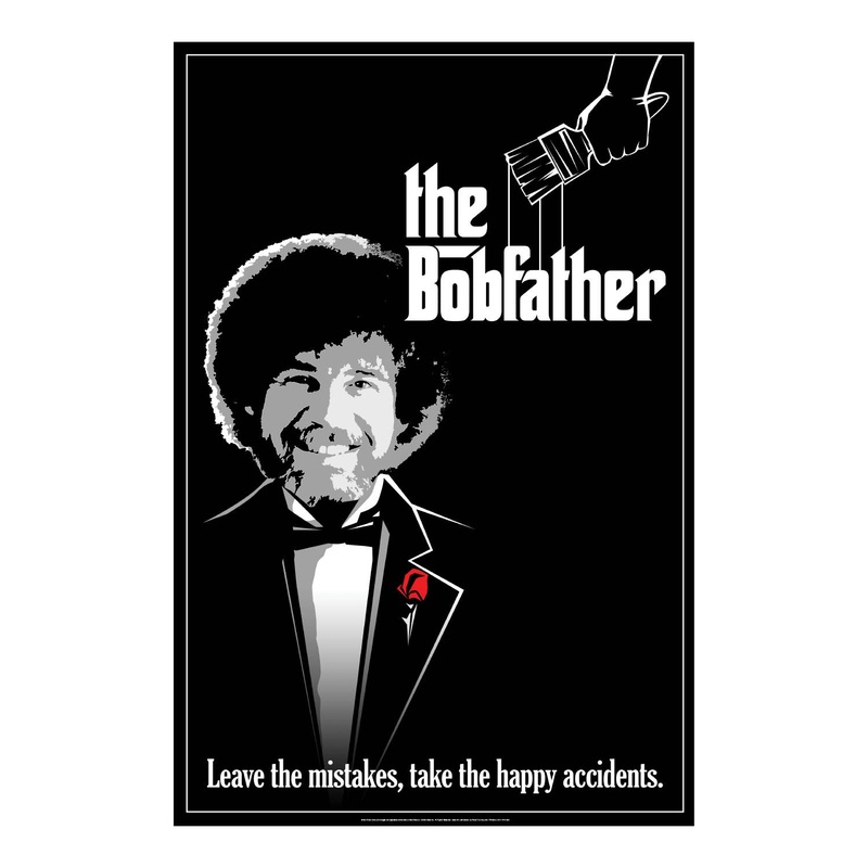 Bob Ross The Bobfather Poster