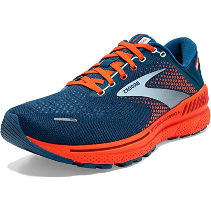 Brooks Men’s Adrenaline Gts 22 Running Shoe – Orange Size 9-13D