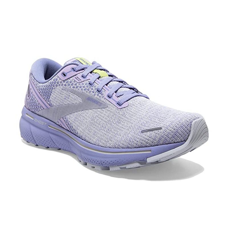 Brooks Women’s Brooks Ghost 14 Running Shoes (Lilac/Purple/Lime) – Size 8-11B