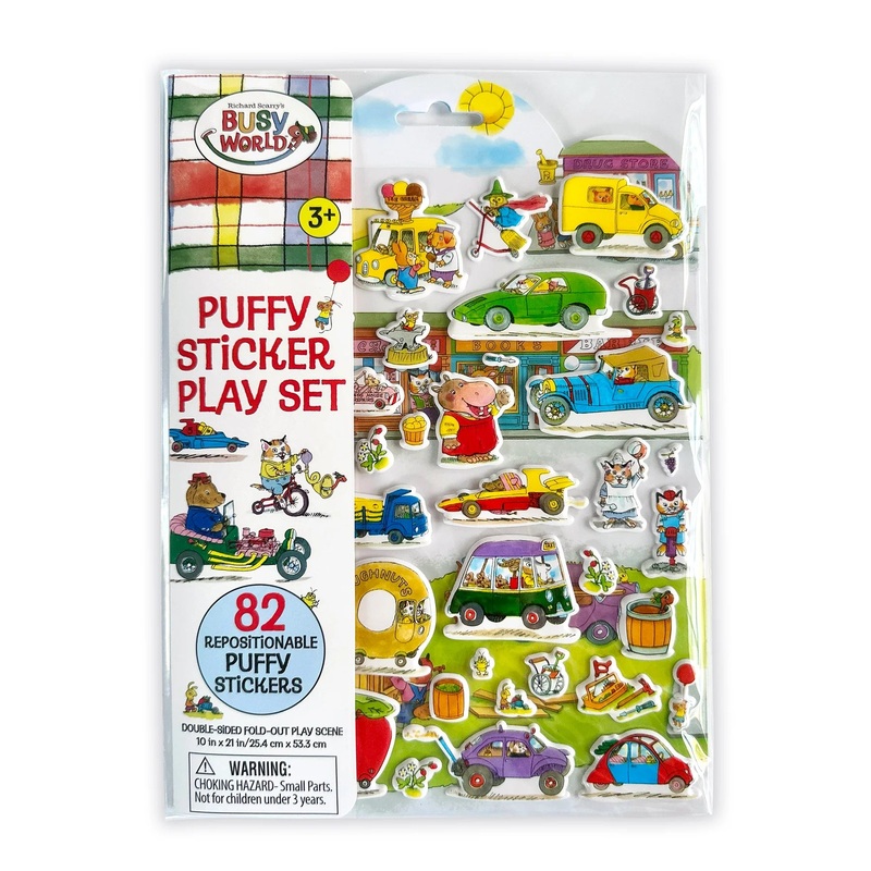 Richard Scarry’s Busy World: Puffy Sticker Play Set