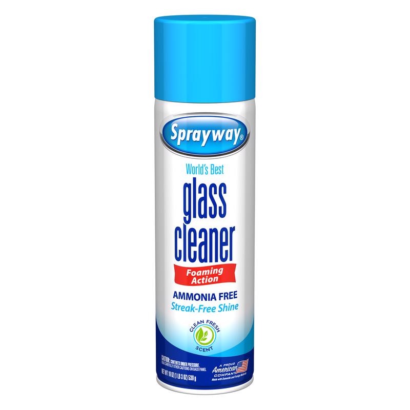 Sprayway Fresh Scent Glass Cleaner 19 oz Foam