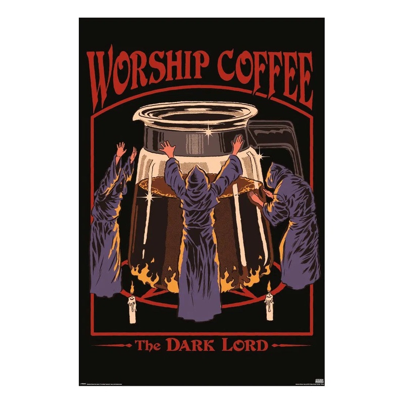 Steven Rhodes  Worship Coffee Poster