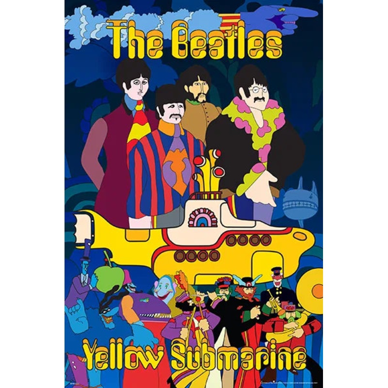 The Beatles – Yellow Submarine-Aquatic Poster
