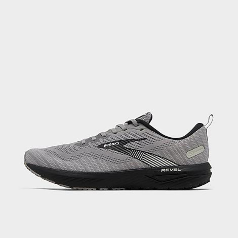 Brooks Men’s Revel 6 Running Shoe – Grey Size 9-13D
