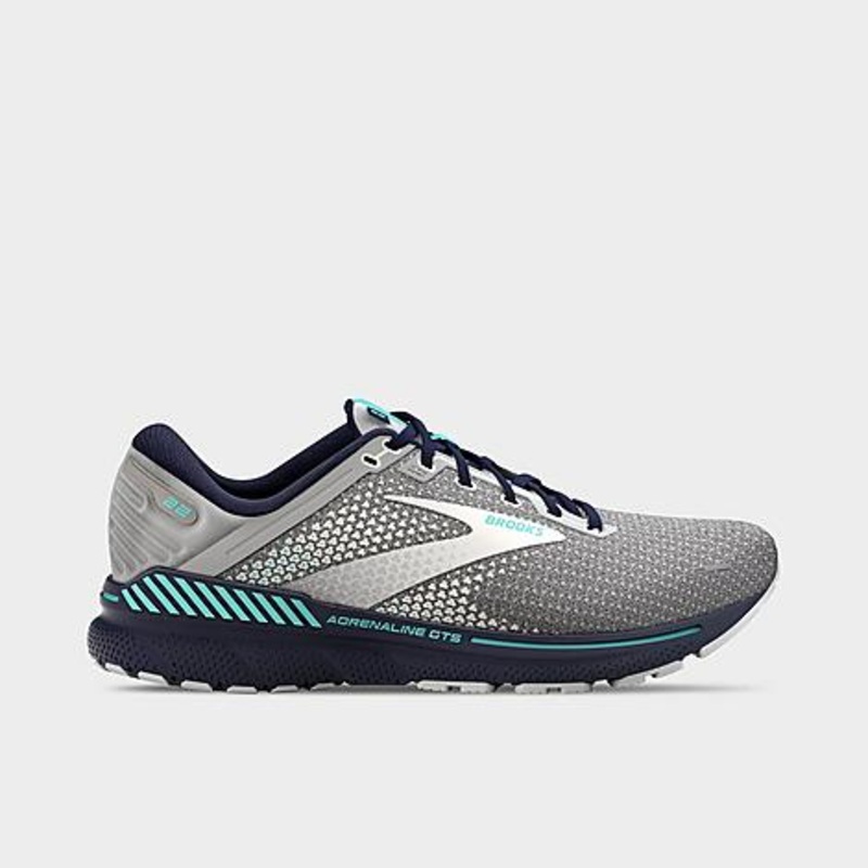 Brooks Women’s Adrenaline GTS 22 (Grey/Peacoat/Aruba) Size 7-11B