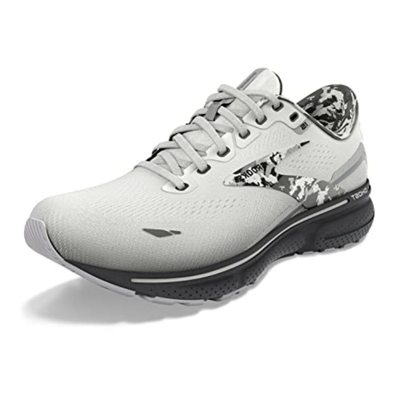 Brooks Women’s Ghost 15 Running Sneakers from Finish Line – White/ebony/oyster Size 7-10D
