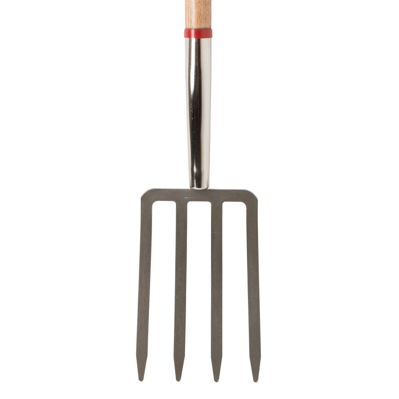 Ace 4 Tine Steel Spading Fork 30 in. Wood Handle (IN-STORE PICKUP ONLY)