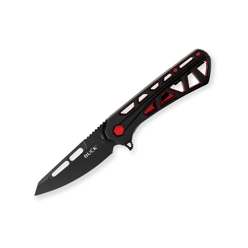 Buck 811 Trace Ops Tanto Knife – Black/Red