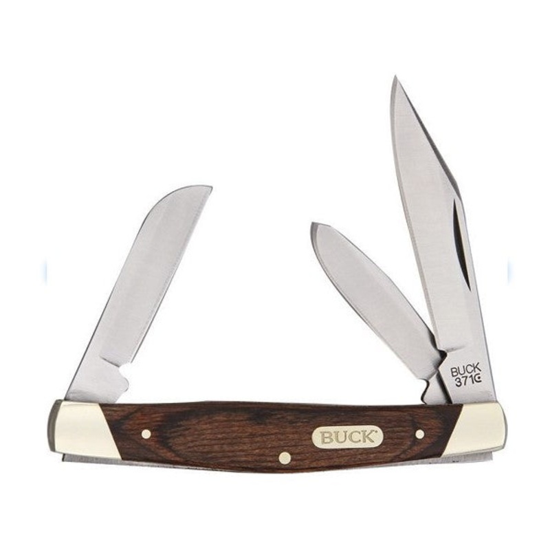 Buck Knives – Stockman Pocket Knife Wood Handles
