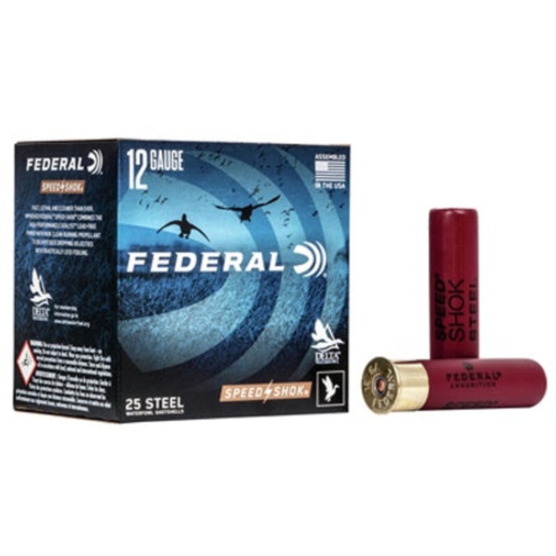 Federal WF1332 Speed-Shok 12 Gauge 3.50 1 3/8 oz 2 Shot 25 Per Box