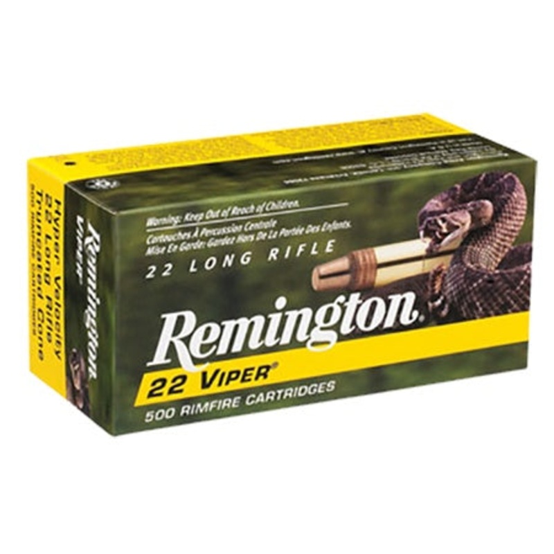 Remington Ammunition 21288 Viper 22 LR 36 gr Truncated Cone Solid 100 Per Box/ 50 Cs