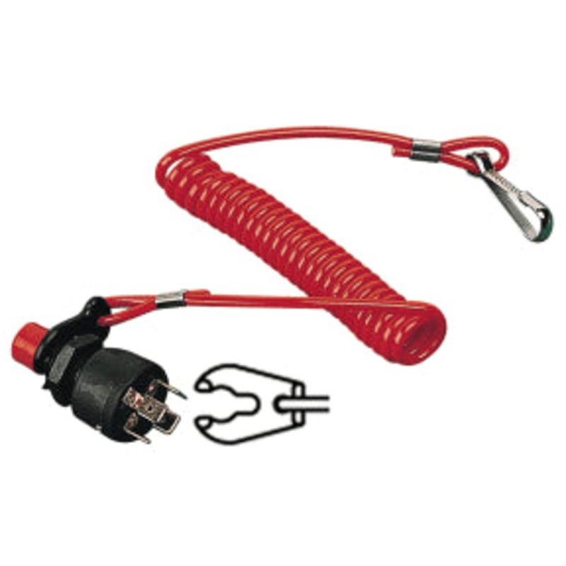 Sea Dog Universal Kill Switch with Cap and Lanyard