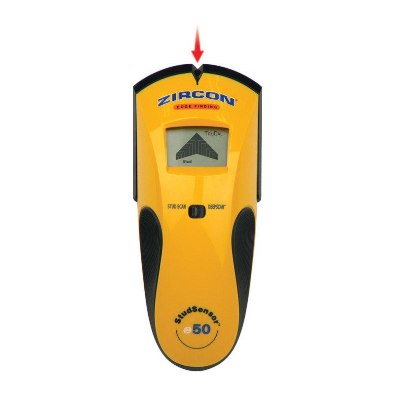 Zircon WireWarning e50 6.66 in. L X 2.80 in. W Stud Sensor 1-1/2 in. 1 pc