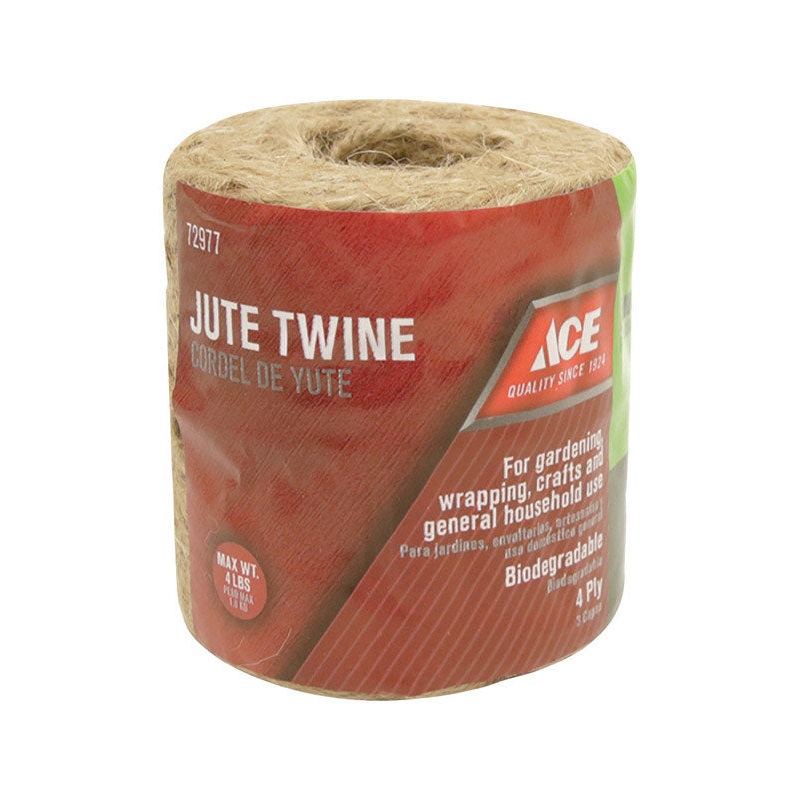 Ace 147 ft. L Natural Twisted Jute Twine