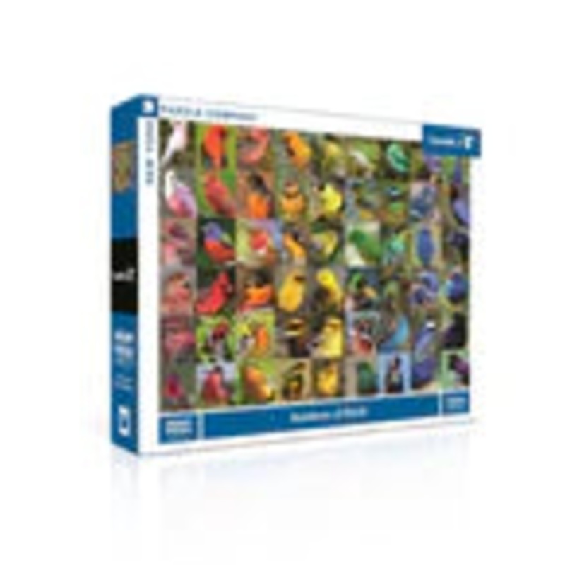Rainbow of Birds 1000 Piece Jigsaw Puzzle