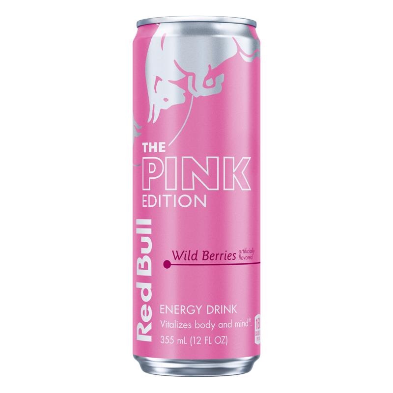 Red Bull Pink Edition Berry Caffeine Beverage 12 oz 1 pk