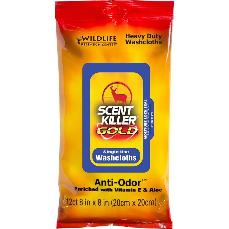 Wildlife Research Scent Killer Heavy Duty Washcloths (12 Pack)