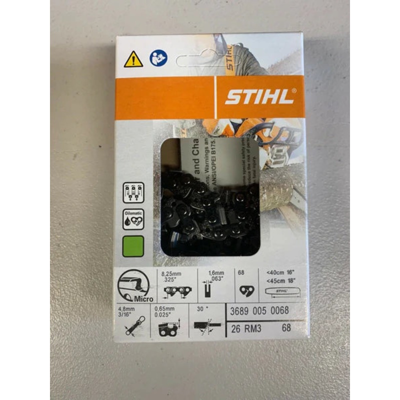 STIHL 3689 005 0068 26RM3 68E CHAIN LOOP