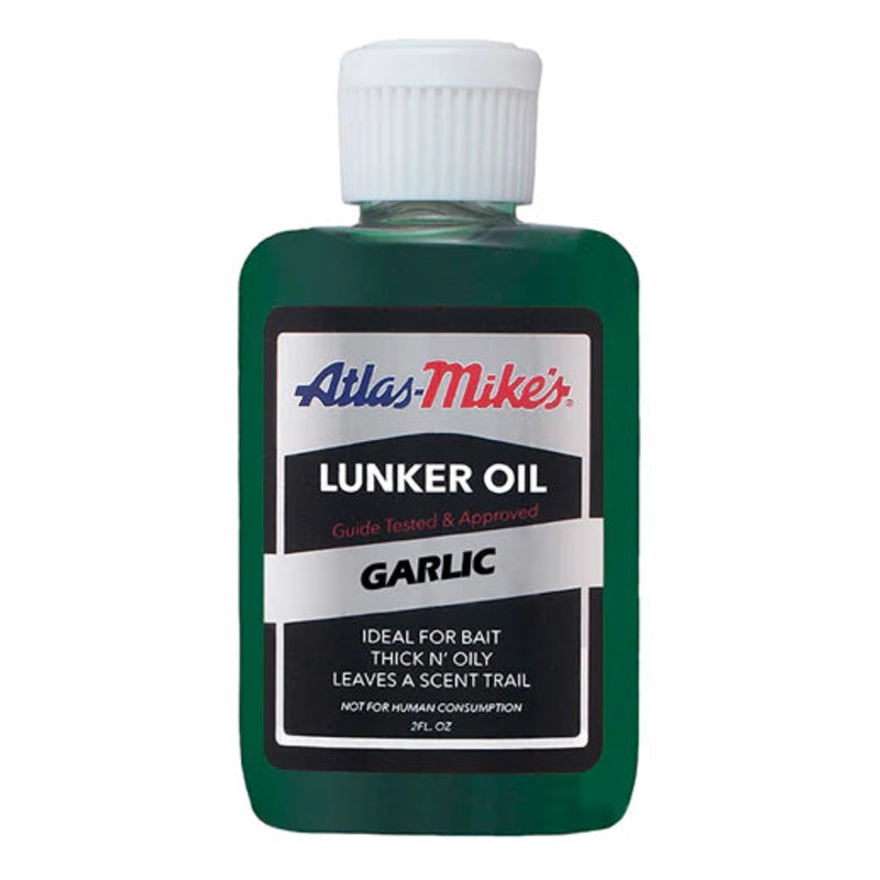 Atlas-Mike’s Glo Scent Bait Oils 2 oz. Garlic