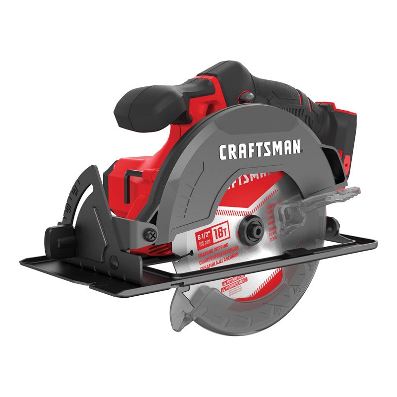 Craftsman V20 6-1/2 in. Cordless Brushed Circular Saw Tool Only