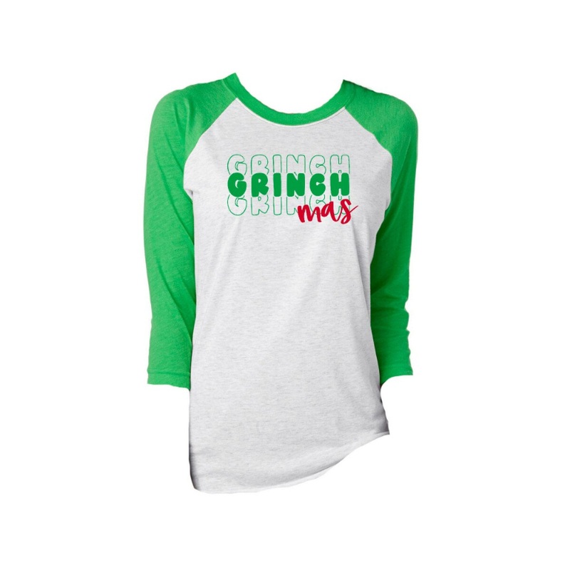 Grinchmas 3/4 Sleeve T-Shirt Size XXL