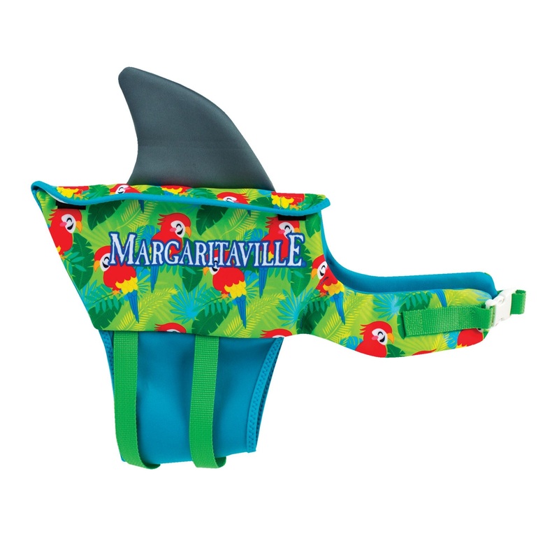 Margaritaville Pet Nylon Life Vest, Small, Green