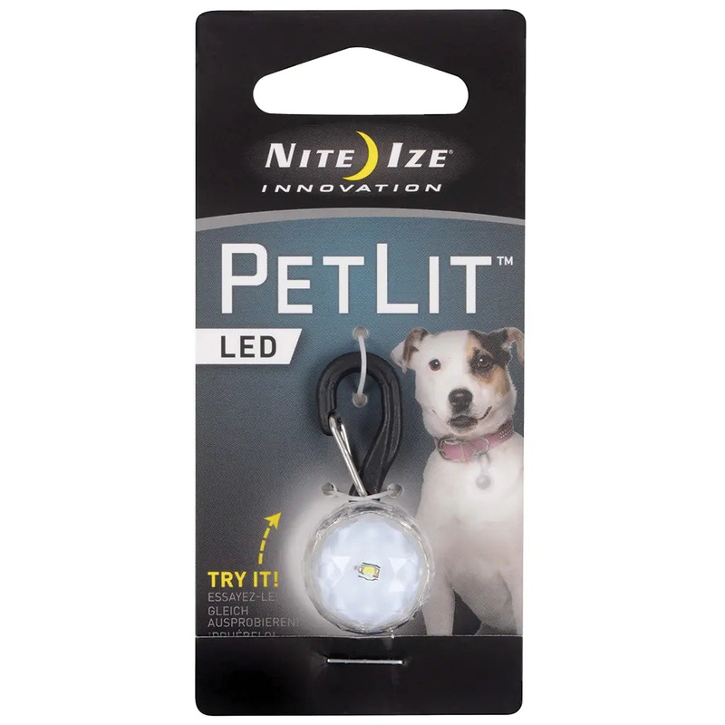 Nite Ize PetLit LED Collar Light (Crystal)