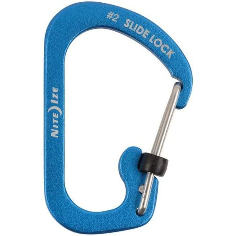 Nite Ize SlideLock Carabiner, Size #3, Blue
