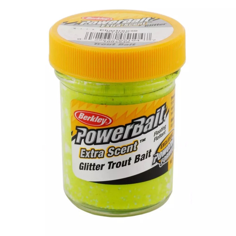 Berkley PowerBait Glitter Trout Bait (Chartreuse)