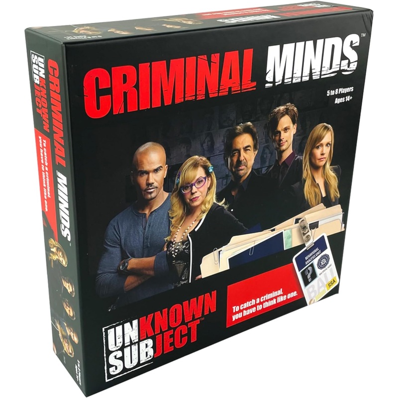Criminal Minds Unknown Subject Board Game
