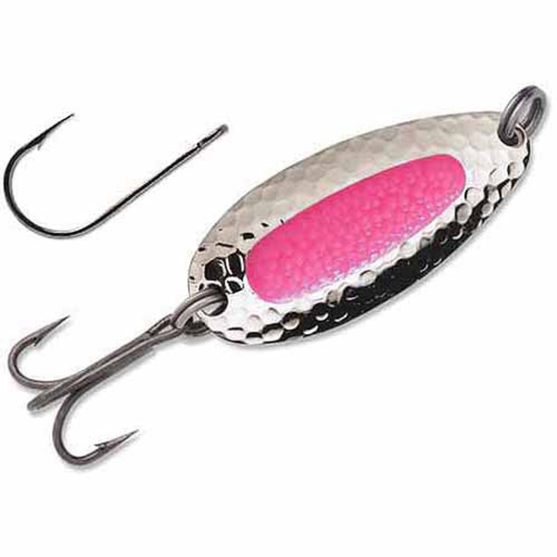 Blue Fox Pixiee Spoon 1/2oz (Nickel/Fluorescent Red)