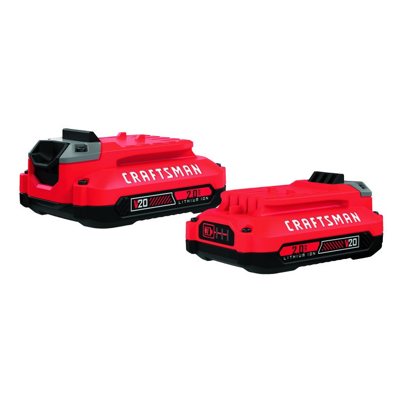 Craftsman V20 CMCB202-2 2 Ah Lithium-Ion Battery Pack 2 pc