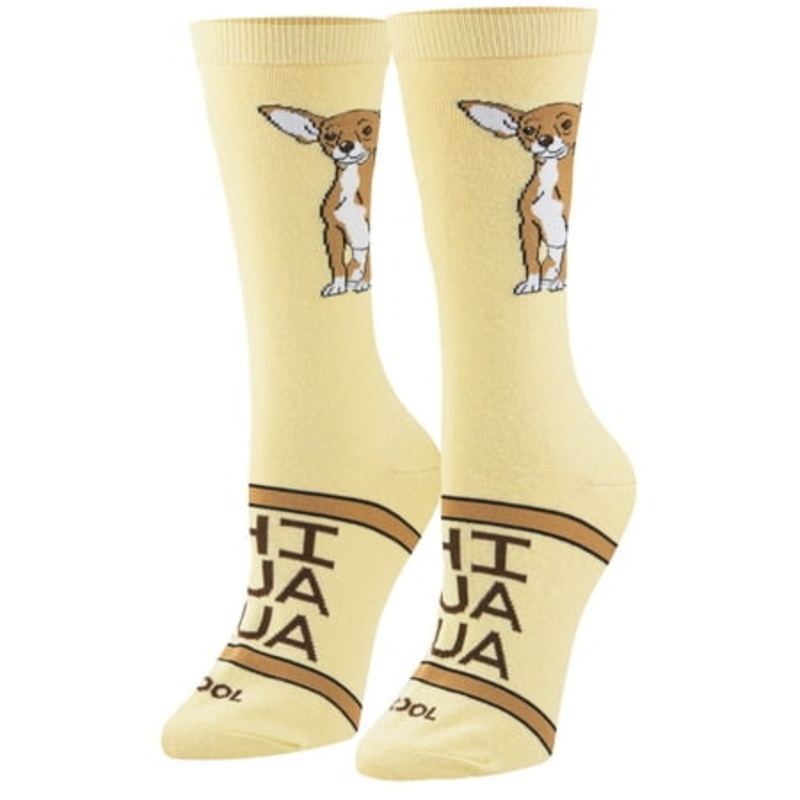 Odd Sox Chihuahua Crew Socks Size M