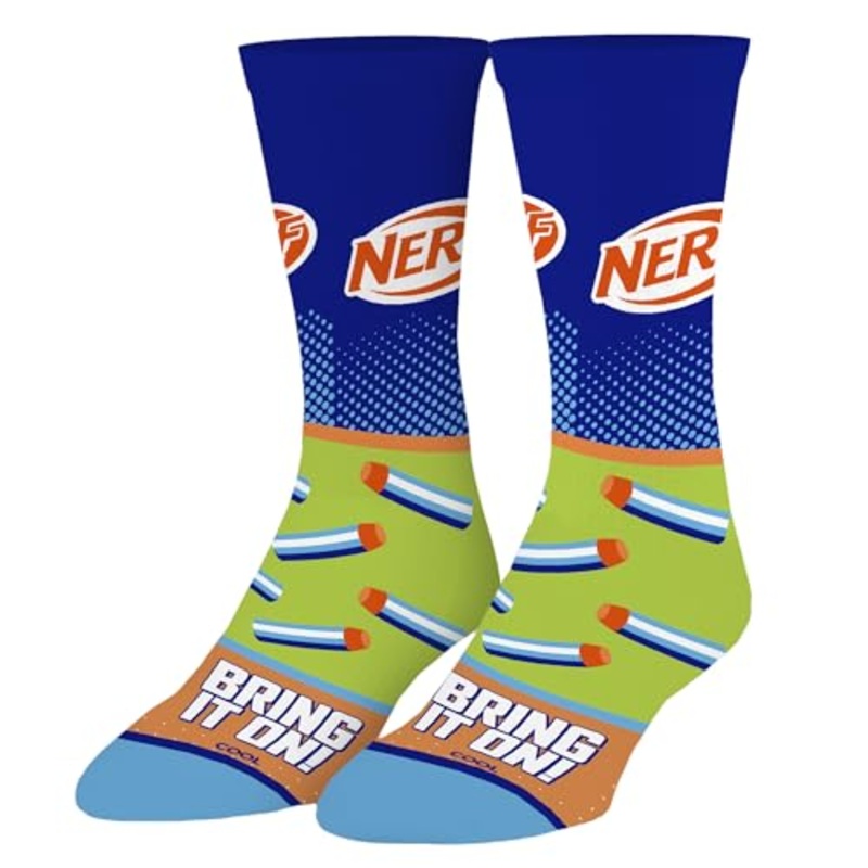 Odd Sox Nerf Darts Crew Socks Size L